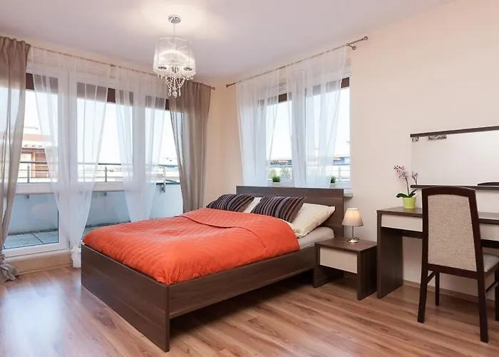 Апартаменты Horyzont Apartamenty- Penthouse Osiedle Jantar Wylotowa Колобжег