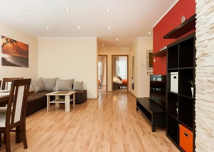 Апартаменты Horyzont Apartamenty- Penthouse Osiedle Jantar Wylotowa