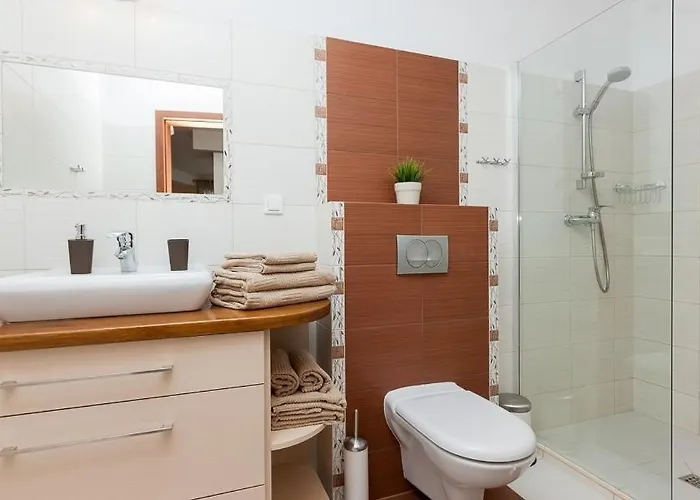 Апартаменты Horyzont Apartamenty- Penthouse Osiedle Jantar Wylotowa Колобжег