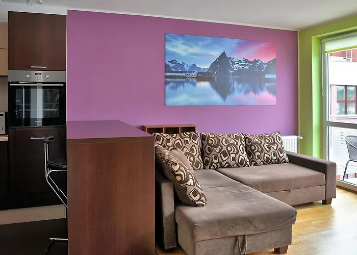 Апартаменты Horyzont Apartamenty- Penthouse Osiedle Jantar Wylotowa