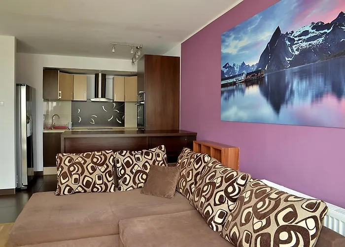 Апартаменты Horyzont Apartamenty- Penthouse Osiedle Jantar Wylotowa Колобжег